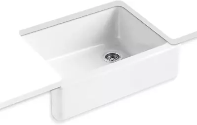 Kohler K-6487-0 Whitehaven 29-11/16  Undermount One Basin Cast Iron Kitchen Sink • $578.97