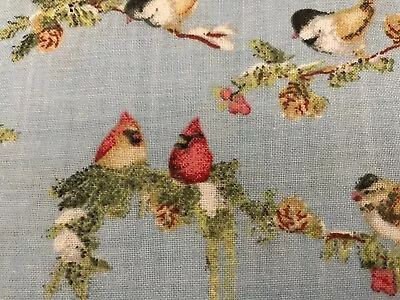 Fabric Cotton Bird By Karen Jarrar Marcus Brothers 44  X 36”340 • $7.99