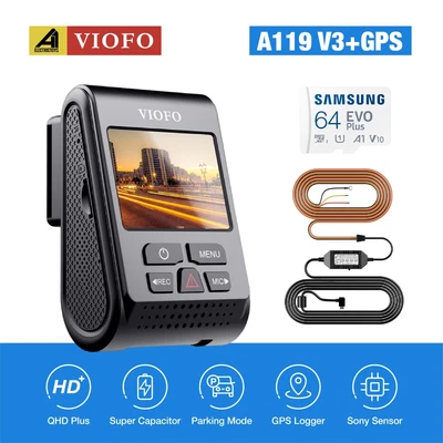 $190.99 • Buy VIOFO A119 V3 +GPS Dash Camera Recorder QUAD HD 1600P Dashcam
