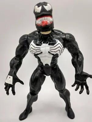 1995 Venom II Eddie Brock W/ Removable Mask Toy Biz Action Figure • $15.99