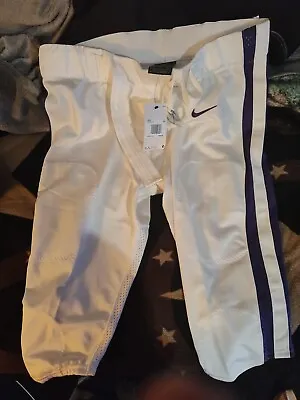 Nike Vapor Pro White Purple Football Pants CI3771-110 Men's Size: L NWT! • $19.99