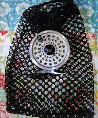 Vintage Eagle Claw GRM 45 RC Fly Fishing Reel W/Line And Net Bag For Travel • $16.50