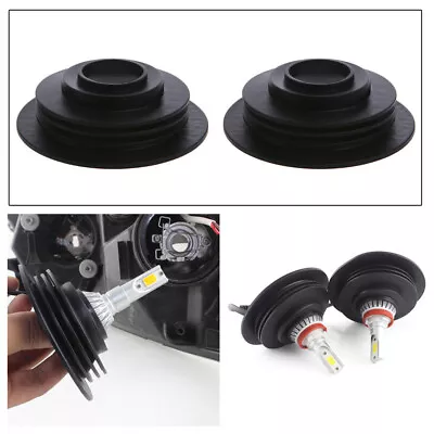 2Pcs Rubber Headlight Dust Cover Cap For Car LED HID Halogen Xenon Lamp Bulbs • $8.33