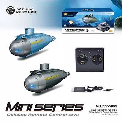 Electric Toy  6 Channels Diving Mini Remote Control Boat RC Submarine Radio Gift • $45.78