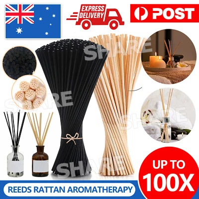 Up To 100pcs Reed Diffuser Reeds Rattan Aromatherapy Aroma Sticks Bulk Pack New • $4.95