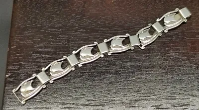 Vintage Sterling Silver Denmark Marked BM Bracelet • $89.99