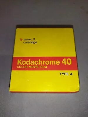 NOS Kodak Kodachrome 40 Super 8 Cartridge KMA464P Color Movie Film • £14.46