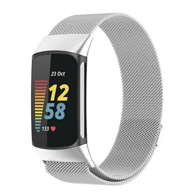 $14.89 • Buy Milanese Stainless Steel Watch Band Strap For Fitbit Charge 2 3 4 5 Watch Strap
