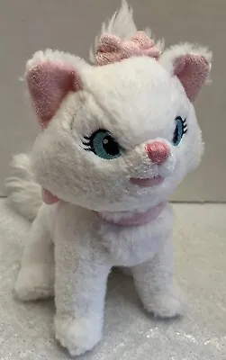 Disney Store Aristocats “Marie” Cat Plush Stuffed Animal White Pink Bow 8” • $8.97