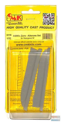 CMK5116 1:32 CMK A6M5c Zero Tail Ailerons Set (HAS Kit) • $13.79