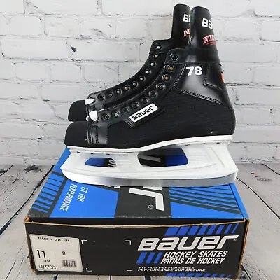 Bauer International 78 SR Ice Hockey Skates Size 11D New In Box Sports Lace-Up • $120