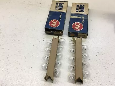 2 Boxes Of 9 AC Guide Miniature Lamp Bulbs 12V Multi-Purpose L1142 • $25