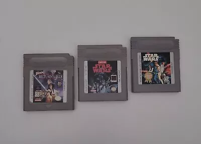 Star Wars Gameboy Lot Of 3: Players Choice Capcom & Super Return Of The Jedi • $45