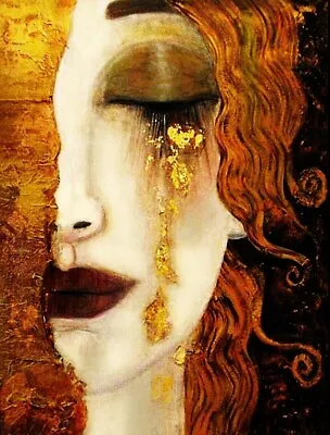 £20 • Buy Gustav Klimt Freya's Tears Stretched Canvas Wal Art Poster Print Painting Artist