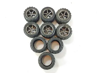 $19.99 • Buy Lot Of Traxxas Sporttraxx Talon 1/16 E-Revo Tires & 12mm Hex Wheels Used As Is