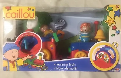 Rare! Caillou Learning Train Toy Set With 2 Figures - PBS Kids - NIB • $99.99