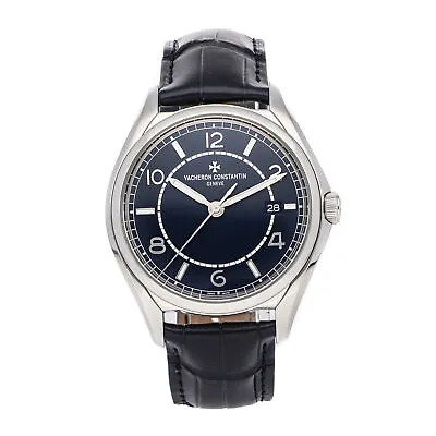 Vacheron Constantin FiftySix Auto Steel Mens Strap Watch Date 4600E/000A-B48 7 • $1