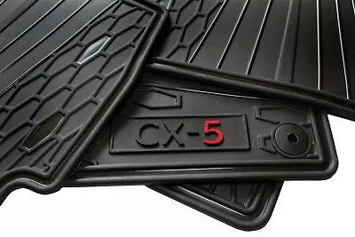 Set Of All Weather OEM Mazda CX5 Floor Mats  2017-2023 Genuine Only FWD Versions • $89.99