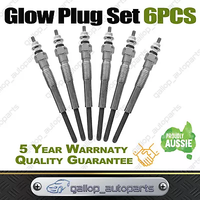 6 Volt Glow Plugs Fit For Landcruiser HJ60 4.0L 2H Diesel 1982 ~ 1988 60 Series • $36