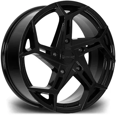 Alloy Wheels 20  Riviera RTV Black Gloss For VW Transporter T5 03-15 • $1464.11