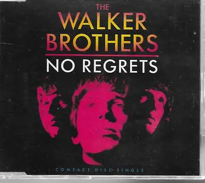The Walker Brothers / Scott Walker No Regrets UK CD Single • £2.99