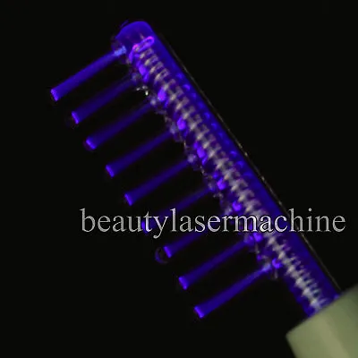 $14 • Buy High Frequency Facial Spa Hair Grow Comb Electrode Glass Tube Orange Violet Ray