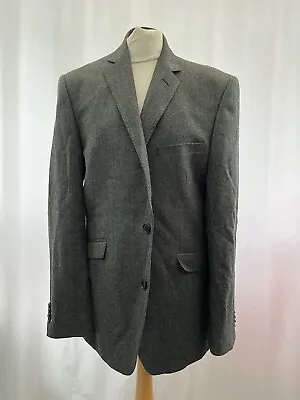 Holland Esquire Blazer Size 42R Wool Blend Long Sleeve Collar Men’s • £12.99