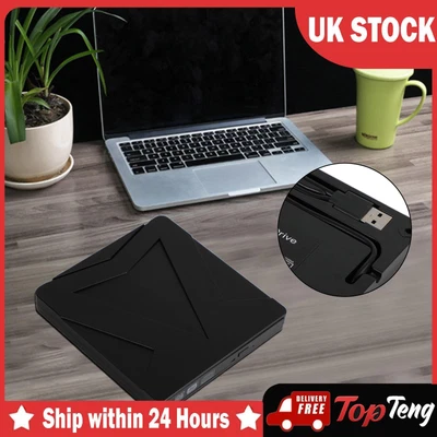 DVD CD RW USB 3.0 External DVD RW Disc Burner Drive Reader ForLaptop PC Macbook • £26.38