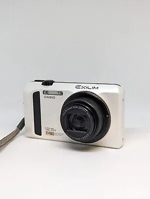 Casio EXILIM EX-ZR100 16.1MP Digital Camera White - Tested & Working • $159.99