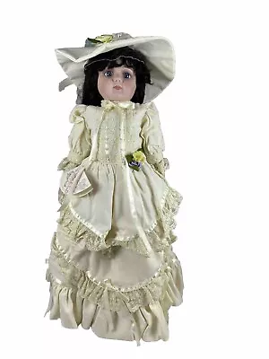 Vtg Victoria Ashlea Caitlin Music Box Doll  Memory  24  Porcelain Southern Belle • $50