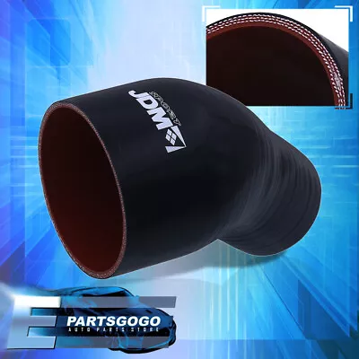 4  To 2.75  45 Degree Angle Elbow 3PLY Silicone Coupler Turbo Hose Piping Intake • $16.99