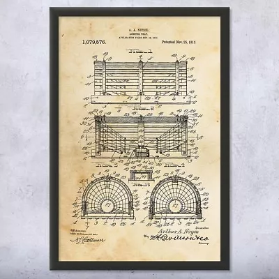 Lobster Trap Patent Framed Print Restaurant Decor Fishing Gifts Farmhouse Decor • $139.95