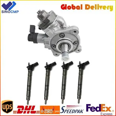 4pcs/set Fuel Injector 03L130277A+Fuel Injection Pump For Audi VW Skoda • $899.98