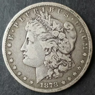 1878 CC $1 Morgan Silver Dollar • $142.50