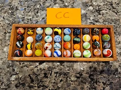 Rare Vintage Collectors' Fine Marbles LOT Mixed MARBLE Types ☆US/GER - CC • $6.50