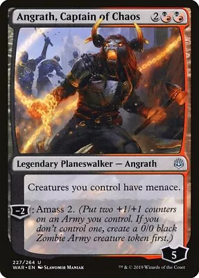 Angrath Captain Of Chaos [War Of The Spark] Magic MTG • $1.30