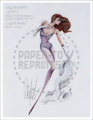 Viva Las Vegas Costume Sketch #2 Ann-margret As Rusty By Donfeld - Vtg Reprint • $19.95