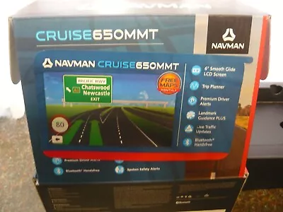 Navman  Cruise650mmt Gps 6  Smoth Glide Lcd Screen Heaps Of Features Free Maps • $110