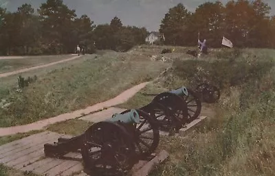 *Military Postcard- Reconstructed Section Of Grand French Battery  /Virginia/ • $4.99