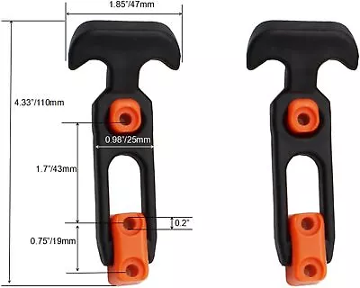 Rubber Flexible T-Handle Hasp Draw Latch For Tool Box Cooler Golf Cart Or Eng... • $17.19