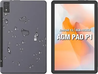 AGM Pad P1 Waterproof Tablets 8+256GB Android 13 7000mAh 10.36'' WIFI Tablet PC • $199.99