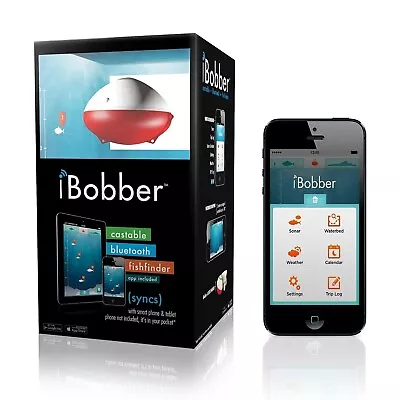 IBobber Portable Wireless Bluetooth Fish Finder Depth Finder With Depth Range... • $156.49