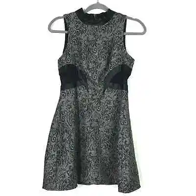 BCBGeneration Damask Mesh Cut Out Dress 2 NWOT • $32.99