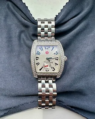 A Beautiful Vintage Michele Diamond Bezel Watch - Mini Urban • $690