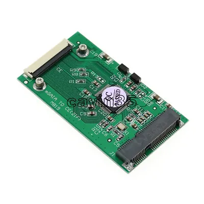 Mini MSATA PCI-E 1.8  SSD To 40 Pin ZIF CE Cable Adapter Converter Card UK • $4.05