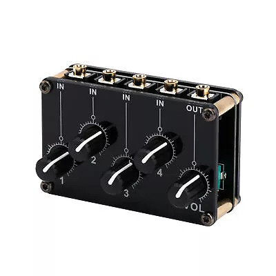 4-In-1-Out Passive Mixer Module  Stereo 4-Channel Passive Mixer Audio E5O4 • £15.99