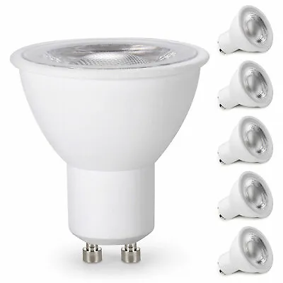 6-PACK 5.5W Dimmable GU10 LED Bulb 500 Lumen 91lm/w 50W Halogen Equivalent • $19.95