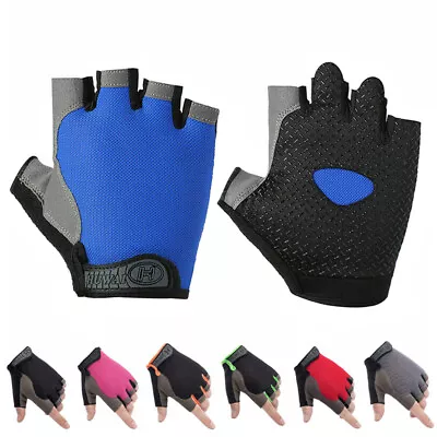 £5.69 • Buy Gym & Training Gloves Men Women Weight Lifting Body Building Exercise Gloves