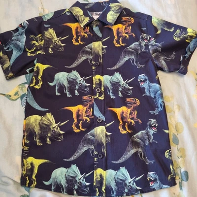 £1.20 • Buy Bluezoo Dinosaur Print Shirt 5-6 Years BNWT