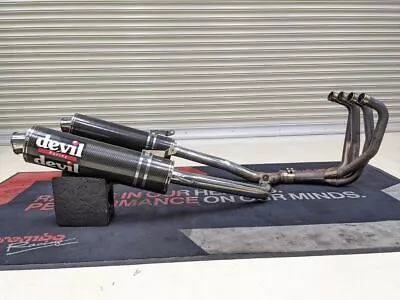 KAWASAKI ZZR1100 C D Devil Carbon FULL Muffler Excellent++++ • $2416.96